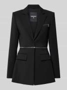 Patrizia Pepe Blazer mit Reißverschluss in Black, Größe 32