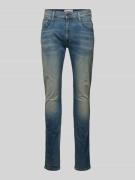 Replay Slim Fit Jeans im 5-Pocket-Design Modell 'ANBASS' in Jeansblau,...