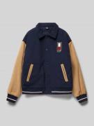 Tommy Hilfiger Teens Bomberjacke mit Eingrifftaschen in Dunkelblau, Gr...