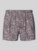 Hanro Boxershorts mit Eingriff in Bleu, Größe L