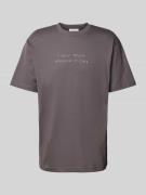 Only & Sons T-Shirt mit Statement-Stitching Modell 'AARON LIFE' in Ant...