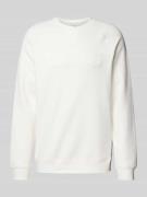 Guess Activewear Sweatshirt mit Label-Print Modell 'ALDWIN' in Weiss, ...