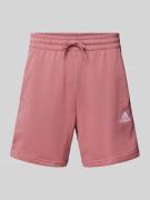 ADIDAS SPORTSWEAR Sweatshorts mit Logo-Stitching in Altrosa, Größe L