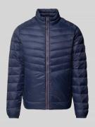 Jack & Jones Steppjacke mit Stehkragen Modell 'ESPRINT' in Marine, Grö...