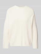 ARMANI EXCHANGE Strickpullover mit Rundhalsausschnitt in Offwhite, Grö...