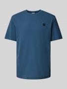 Tom Tailor Regular Fit T-Shirt mit Logo-Applikation in Dunkelblau, Grö...