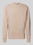 Calvin Klein Jeans Sweatshirt mit Rundhalsausschnitt in Taupe, Größe M