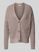 Christian Berg Woman Strickjacke mit Knopfleiste in Taupe Melange, Grö...