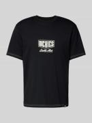 Dickies T-Shirt mit Label-Print Modell 'PHILIPSBURG' in Black, Größe L