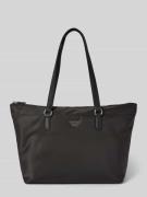 Emporio Armani Handtasche mit Label-Applikation Modell 'UTILITY' in Bl...