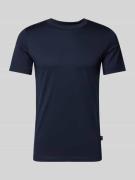 s.Oliver BLACK LABEL T-Shirt mit Rundhalsausschnitt in Marine, Größe S