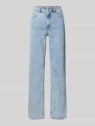 YAS Straight Leg Jeans im 5-Pocket-Design Modell 'ALENA' in Jeansblau,...