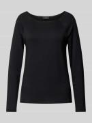 monari Longsleeve aus Viskose in Black, Größe 36