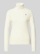 Polo Ralph Lauren Rollkragenpullover aus Lammwolle-Kaschmir-Mix in Ecr...