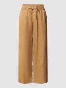 TONI Wide Fit Leinenhose in 3/4-Länge in Camel, Größe 38