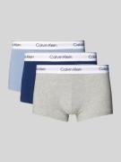 Calvin Klein Underwear Trunks mit Label-Bund im 3er-Pack in Bleu, Größ...