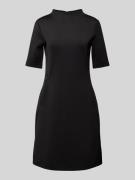 s.Oliver BLACK LABEL Minikleid mit 1/2-Arm in Black, Größe 34