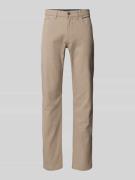 Christian Berg Men Regular Fit Chino im 5-Pocket-Design in Hellbraun, ...