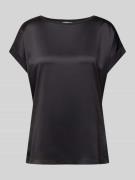 Christian Berg Woman T-Shirt aus Satin in Black, Größe 36