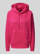 G-Star Raw Hoodie mit Logo-Stitching in Pink, Größe L