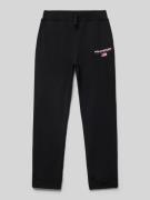 Polo Sport Sweatpants mit Label-Stitching in Black, Größe XL