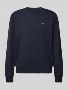 Napapijri Sweatshirt  mit Label-Stitching Modell 'balis' in Marine, Gr...