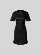 Rabanne Minikleid mit seitlicher Knopfleiste in Black, Größe M/L