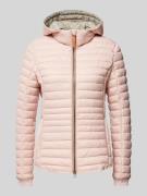 camel active Steppjacke mit Zweiwege-Reißverschluss in Rose, Größe 38