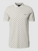 JOOP! Collection Poloshirt mit Allover-Muster Modell 'Paigam' in Weiss...