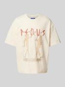 PEQUS T-Shirt mit Label-Motiv-Print Modell 'Ancient Love Story' in San...