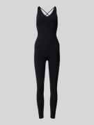 Stronger Jumpsuit in körpernaher Passform mit V-Ausschnitt in Black, G...