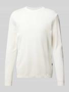 Windsor Longsleeve mit Label-Detail Modell 'Frido' in Weiss, Größe L