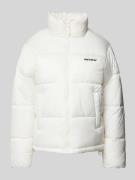 Review Steppjacke mit Label-Stitching in Offwhite, Größe XS