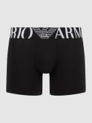 Emporio Armani Trunks mit Logo-Bund und Stretch-Anteil in Black, Größe...