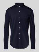 Polo Ralph Lauren Slim Fit Freizeithemd mit Strukturmuster in Marine, ...