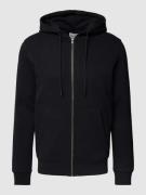 Jack & Jones Sweatjacke mit Kapuze Modell 'JESTAR' in Black, Größe S