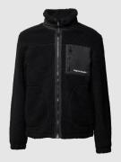 Jack & Jones Teddyfell-Jacke mit Label-Print Modell 'VESTERBRO' in Bla...