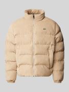 Lacoste Steppjacke in Cord-Optik in Beige, Größe XXL