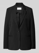 Jake*s Collection Blazer mit Leistentaschen in Black, Größe 42