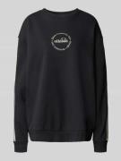 Ellesse Sweatshirt mit gerippten Abschlüssen Modell 'SALZBURG' in Blac...