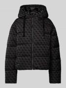 Guess Steppjacke mit Kapuze Modell 'DAISY' in Black, Größe XXL