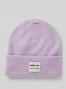 MSCH Copenhagen Beanie mit Label-Patch Modell 'Mojo' in Flieder, Größe...