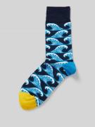 DillySocks Socken mit Motiv-Stitching Modell 'Catch A Brave Wave' in M...