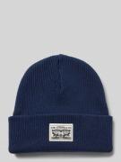 Levi's® Beanie mit Label-Patch Modell 'BACKPATCH' in Marine, Größe 1