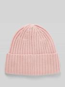 Jake*s Casual Beanie mit breitem Umschlag in Rosa, Größe 1