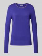 Christian Berg Woman Strickpullover mit Rundhalsausschnitt in Violett,...