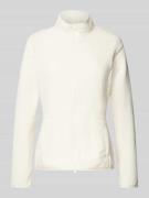 Christian Berg Woman Shaped Fit Fleecejacke mit Stehkragen in Offwhite...