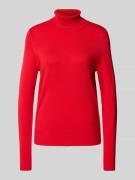 Christian Berg Woman Regular Fit Rollkragenpullover mit Viskose in Rot...