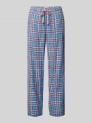 Christian Berg Woman Relaxed Fit Pyjama-Hose mit Tunnelzug in Rauchbla...