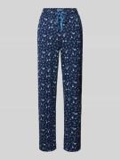 Christian Berg Woman Regular Fit Pyjama-Hose mit Tunnelzug in Dunkelbl...